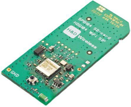 H&D Wireless - SPB104-AL-1 - H&D Wireless SPB104-AL-1 WLAN 模块, SDIO, SPI总线接口, 2.7 → 3.6V, 支持802.11b/g协议 