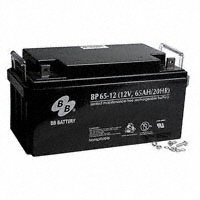 B B Battery - BP65-12-B5 - BATTERY LEAD ACID 12V 65AH