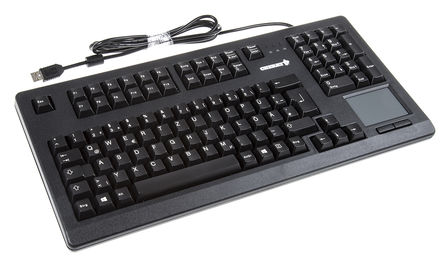 Cherry - G80-11900LUMDE-2 - Cherry 黑色 USB 有线 工业用 紧凑型 QWERTZ 键盘 G80-11900LUMDE-2 