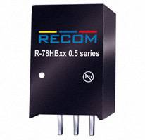 Recom Power - R-78HB5.0-0.5 - CONV DC/DC 0.5A 5V OUT SIP VERT