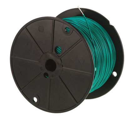 Alpha Wire - 3055 GR001 - Alpha Wire 305m长 绿色 18 AWG UL1007 单芯 内部连线电线 3055 GR001, 0.81 mm2 截面积, 16/0.25 mm 线芯绞距, 300 V 