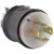 Hubbell Wiring Device-Kellems - HBL2421 - Electrical Plug; 20 A; 250 VAC; 0.35 to1.15 in.; Nylon; Nylon; Steel; Brass