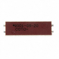 Coto Technology - 9301-05-20 - RELAY REED SPST 500MA 5V
